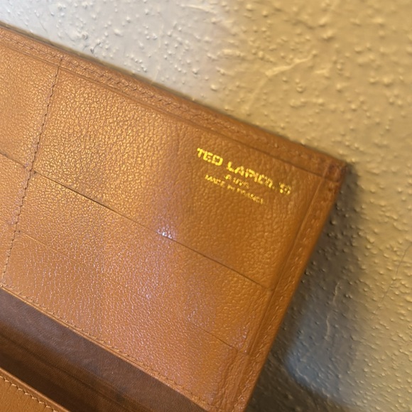 Ted Lapidus leather wallet/check or passport case - Picture 5 of 9